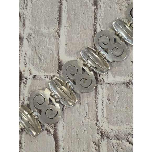 Brighton Pablo’s Passion Silver Filagree Bracelet, Adjustable, GUC - J1 - Picture 3 of 7